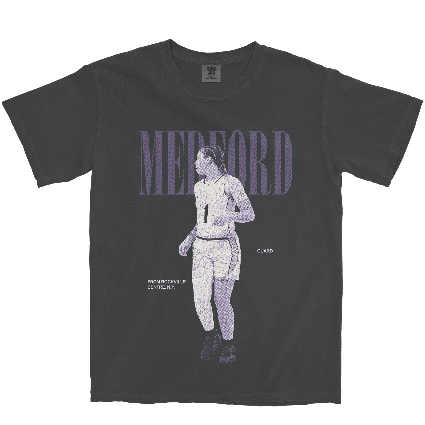 OLIVIA MEDFORD VINTAGE GRAPHITE TEE