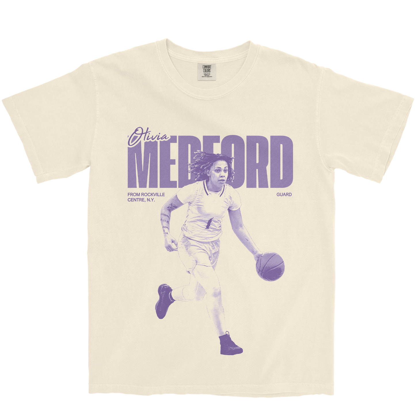 OLIVIA MEDFORD VINTAGE IVORY TEE