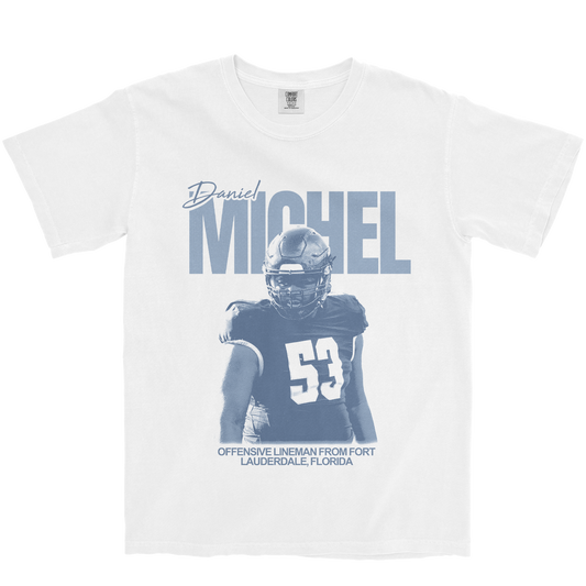 DANIEL MICHEL VINTAGE WHITE TEE