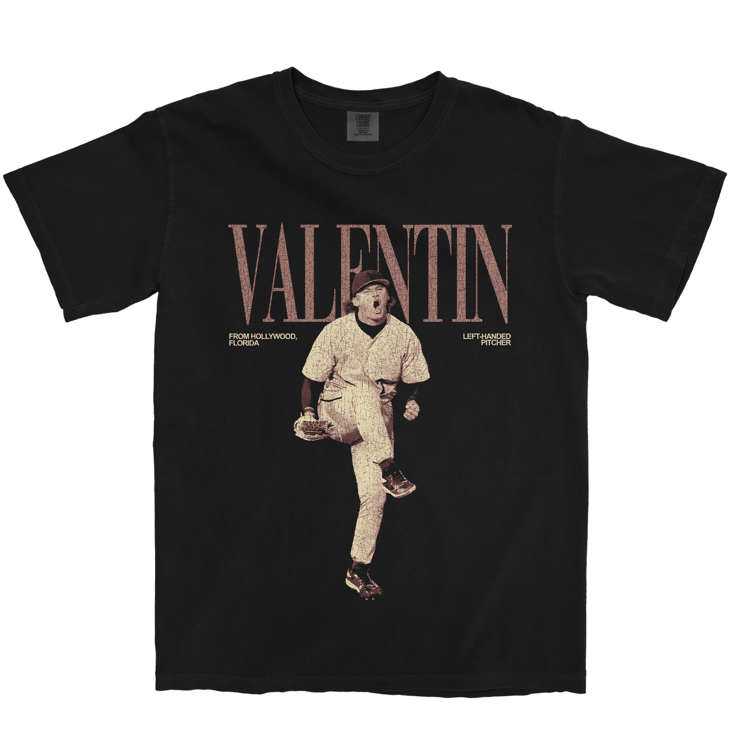 ALEX VALENTIN VINTAGE BLACK TEE