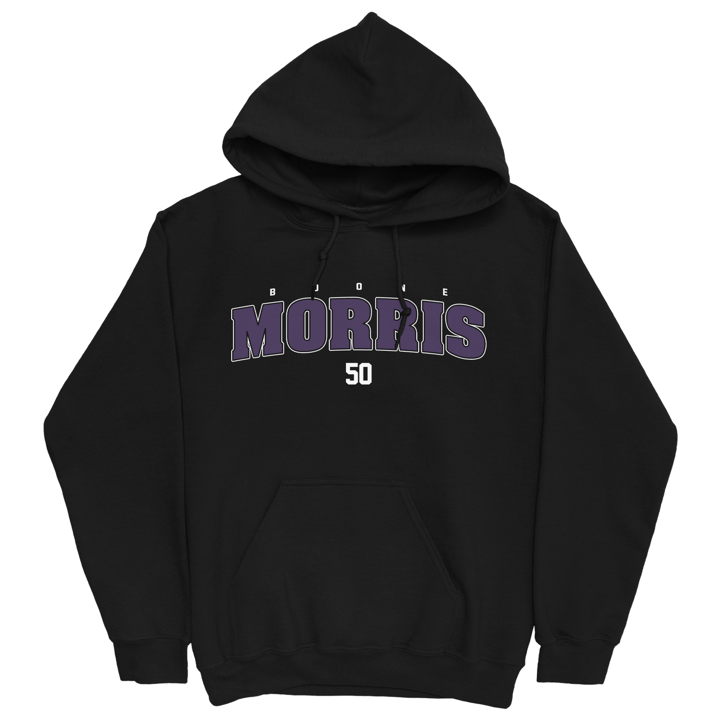 BOONE MORRIS CLASSIC BLACK HOODIE