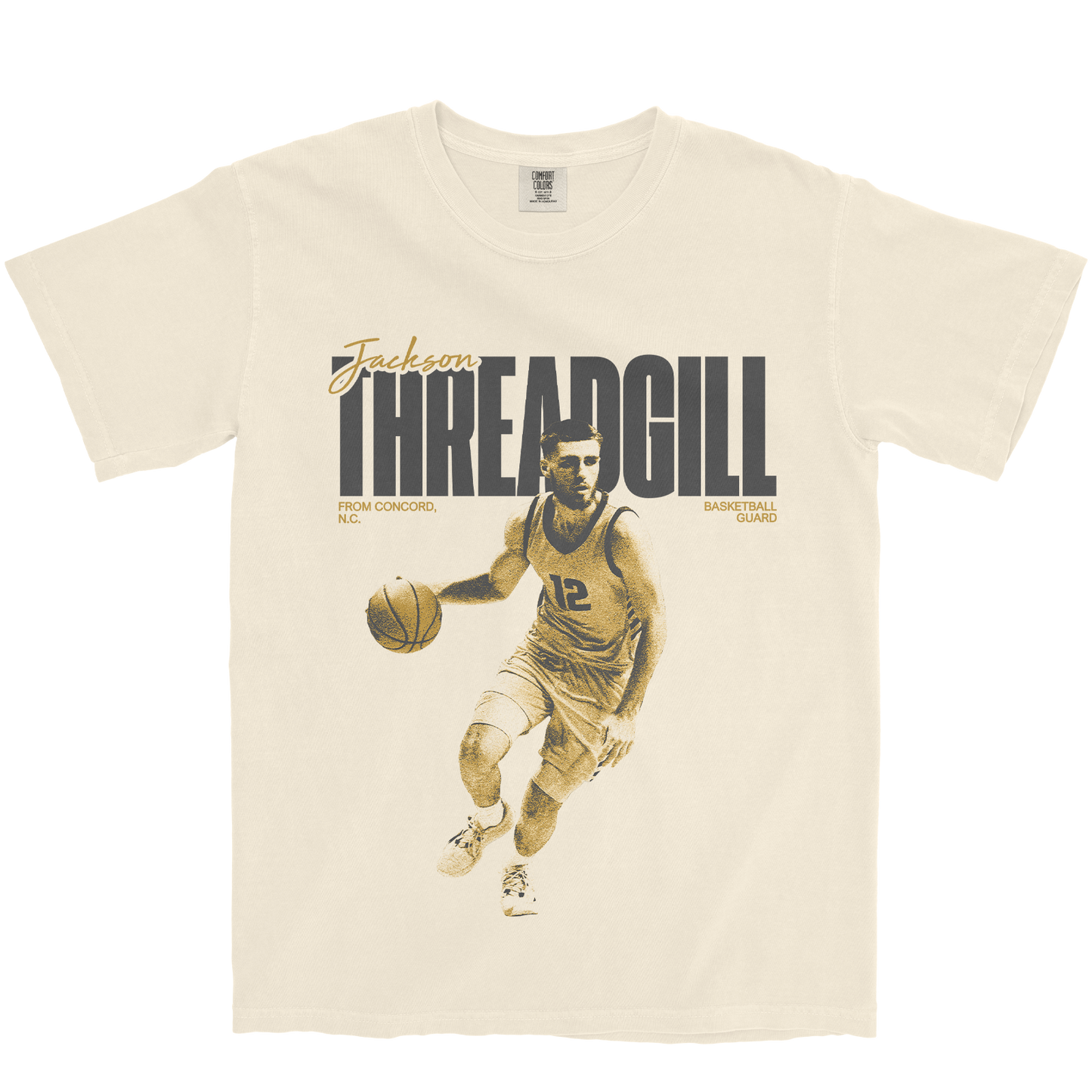 JACKSON THREADGILL VINTAGE IVORY TEE