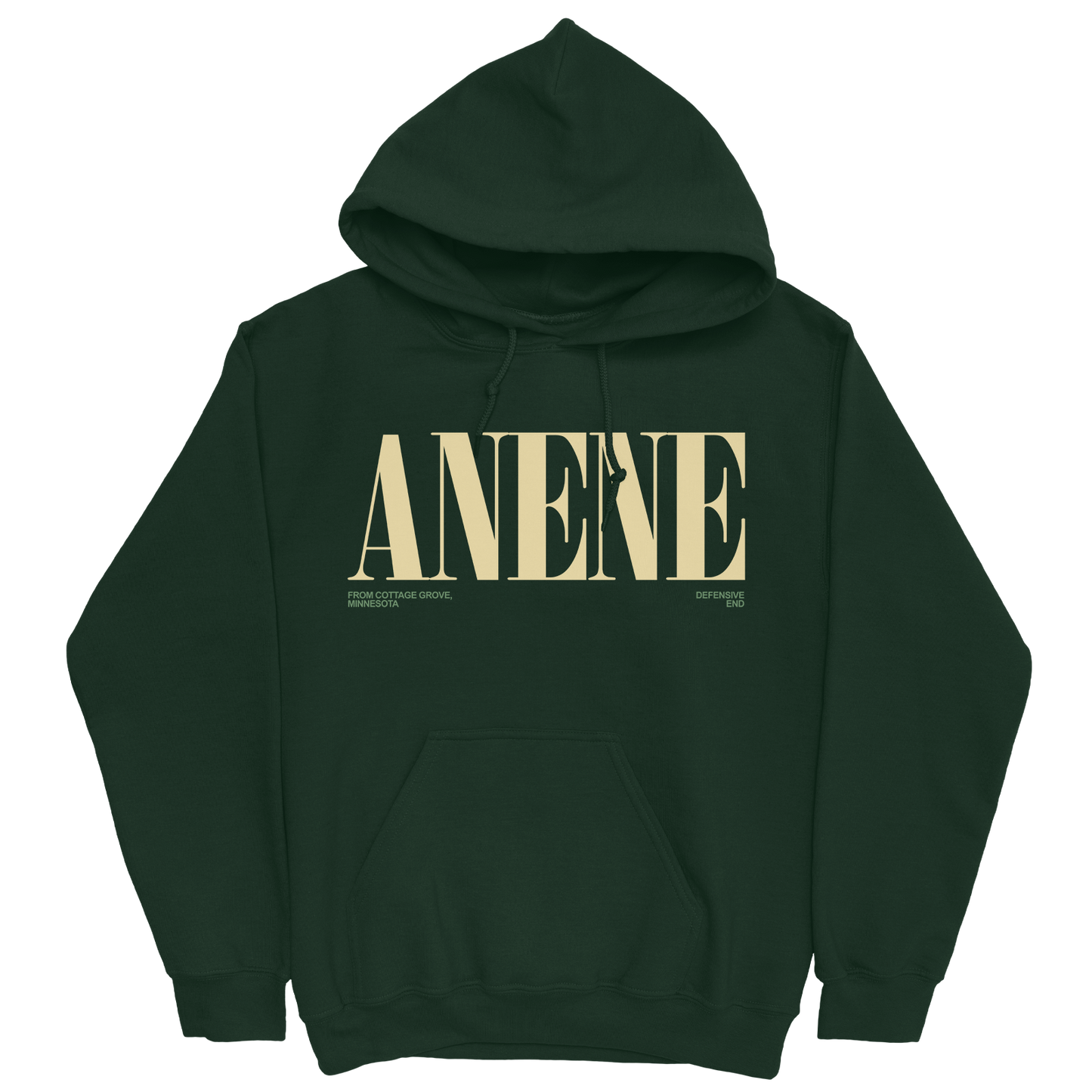 TOBY ANENE CLASSIC FOREST GREEN HOODIE