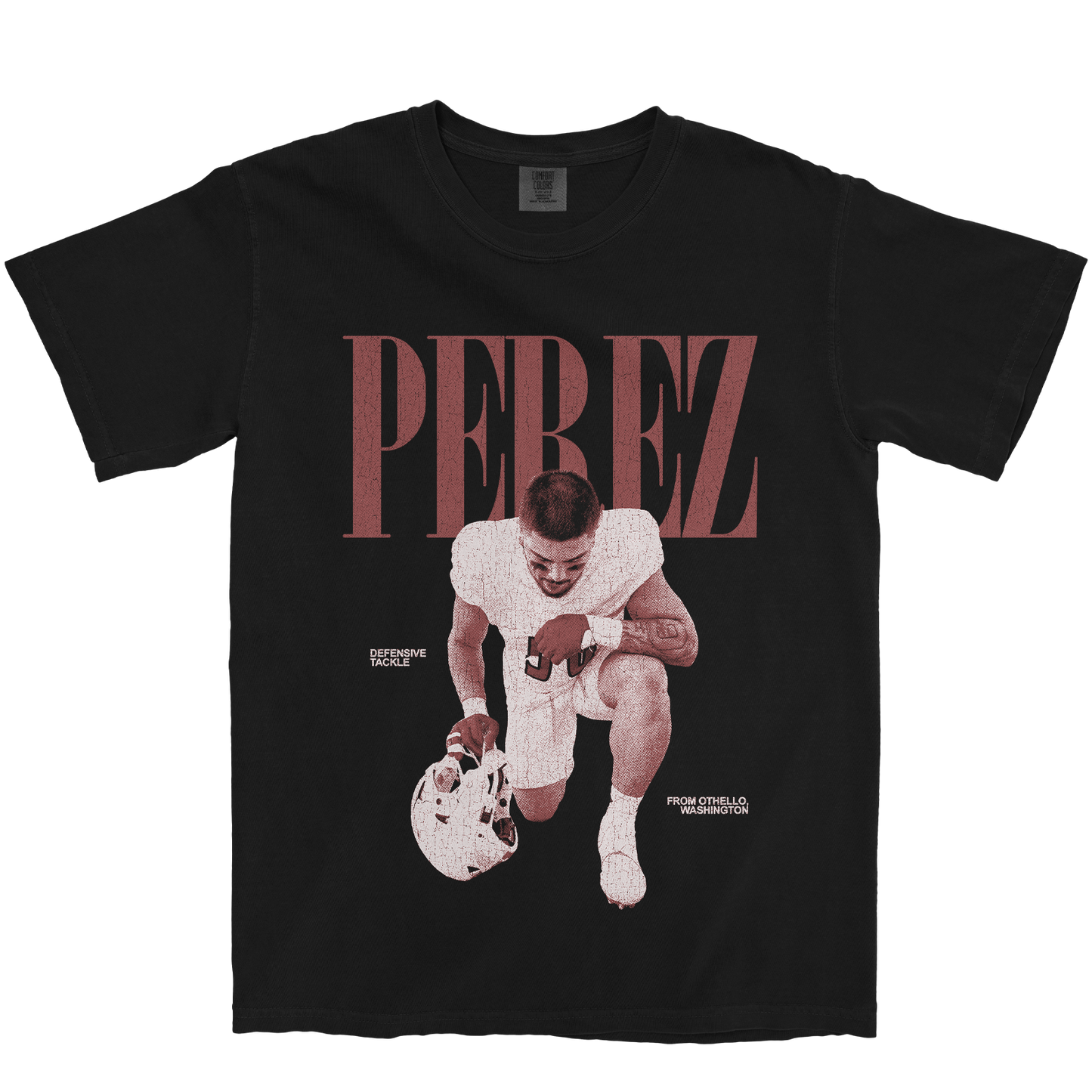 ISAIAH PEREZ VINTAGE BLACK TEE
