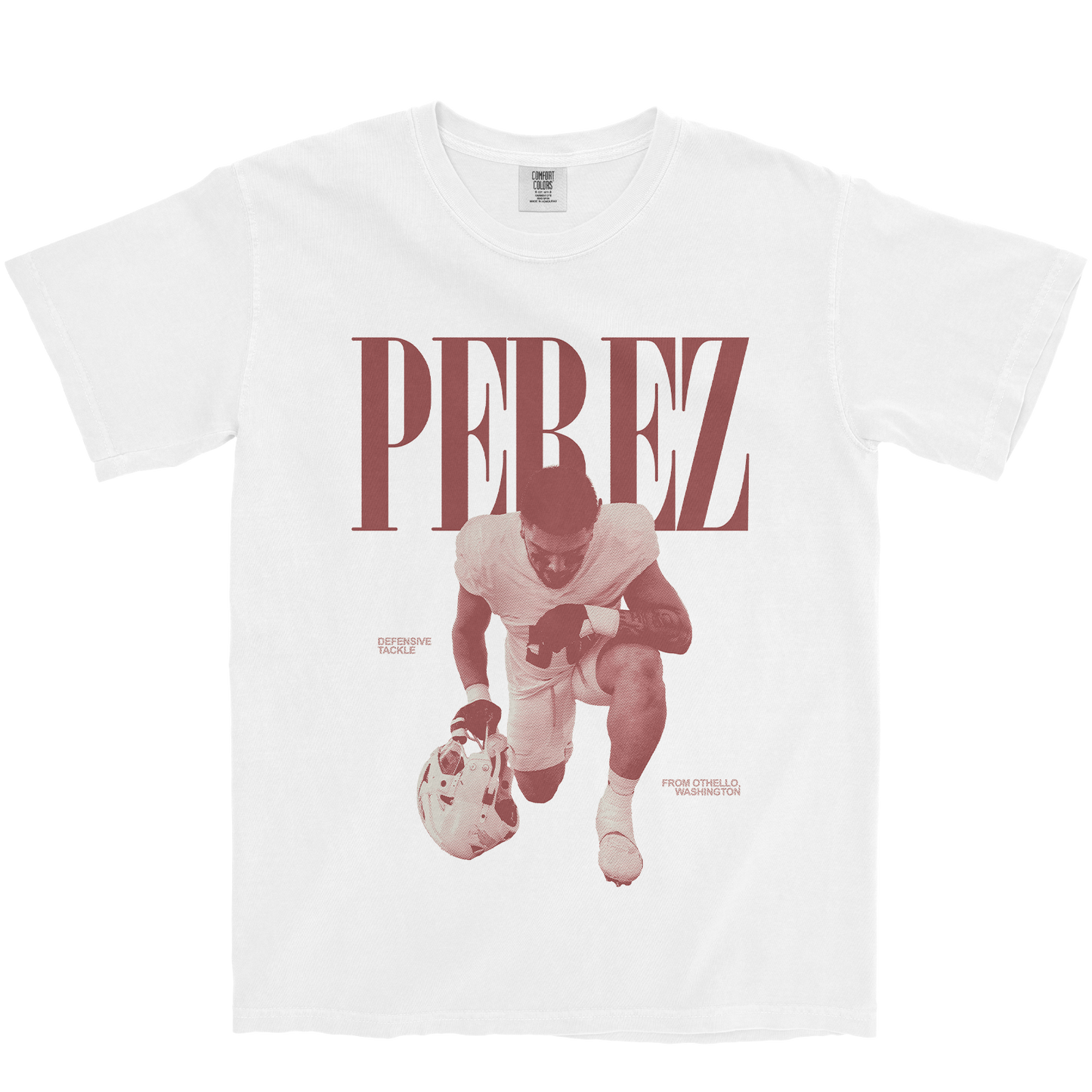 ISAIAH PEREZ VINTAGE WHITE TEE