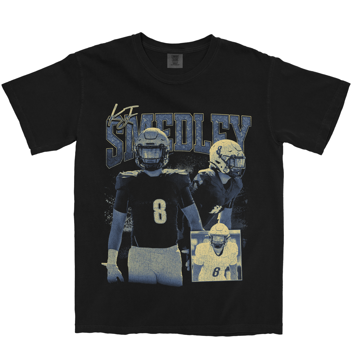 KJ SMEDLEY GRAPHIC BLACK TEE