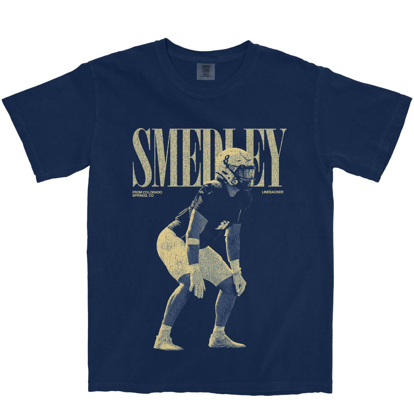 KJ SMEDLEY VINTAGE NAVY TEE