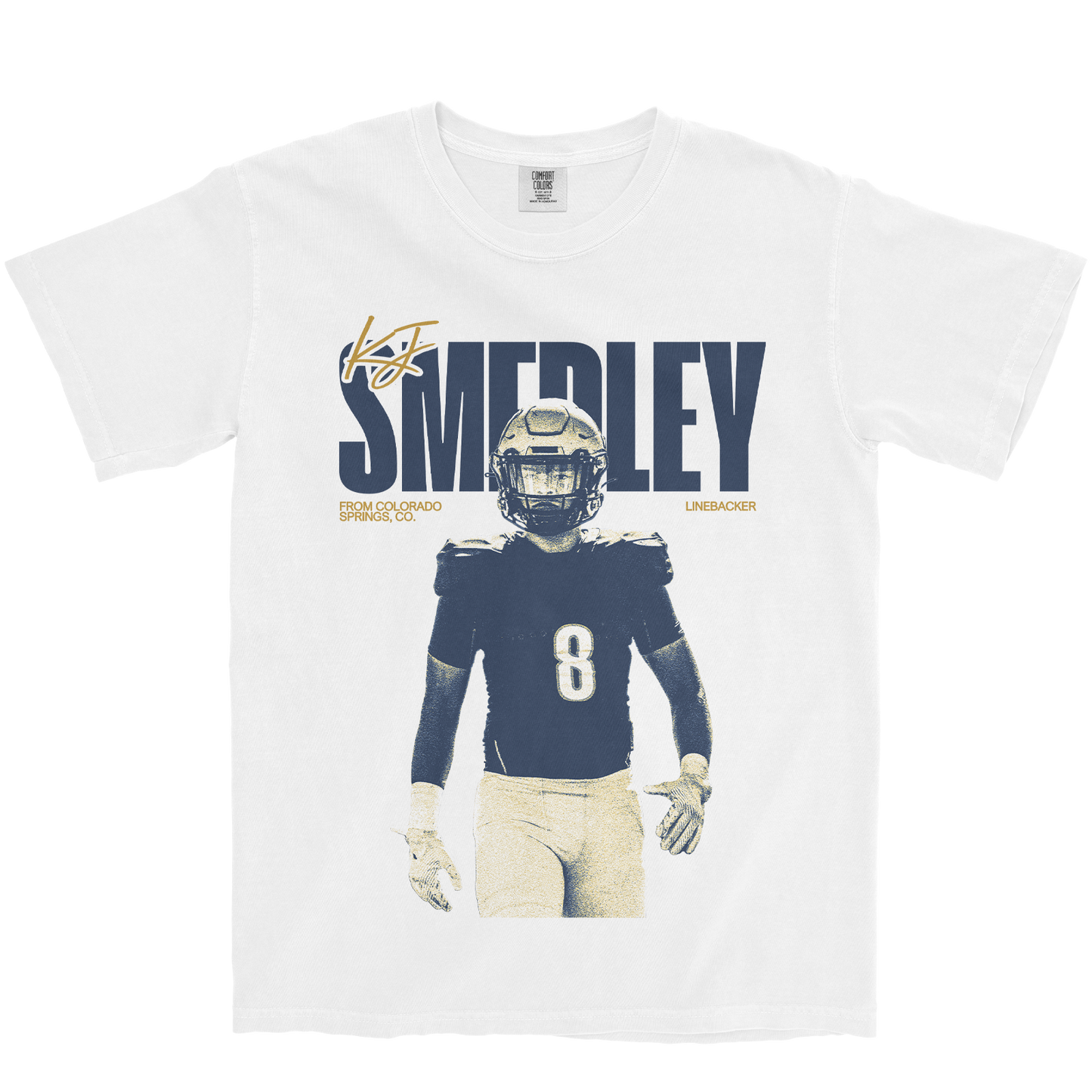 KJ SMEDLEY VINTAGE WHITE TEE