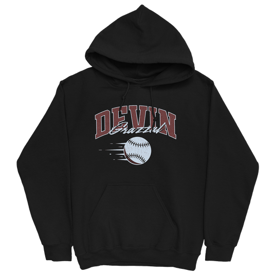 DEVIN GRAZZAL BASEBALL BLACK HOODIE