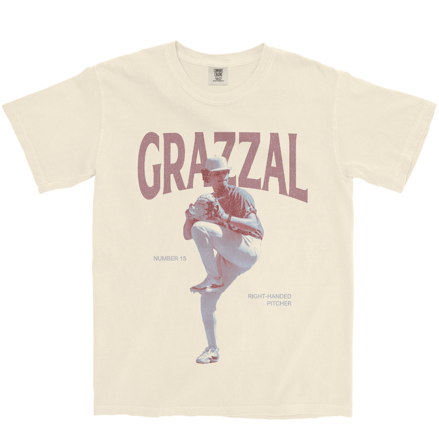 DEVIN GRAZZAL VINTAGE IVORY TEE