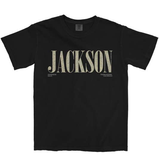 CORY JACKSON CLASSIC BLACK TEE
