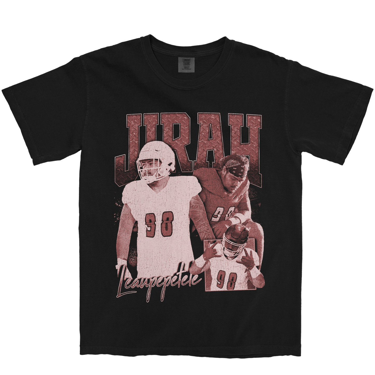 JIRAH LEAUPEPETELE GRAPHIC BLACK TEE