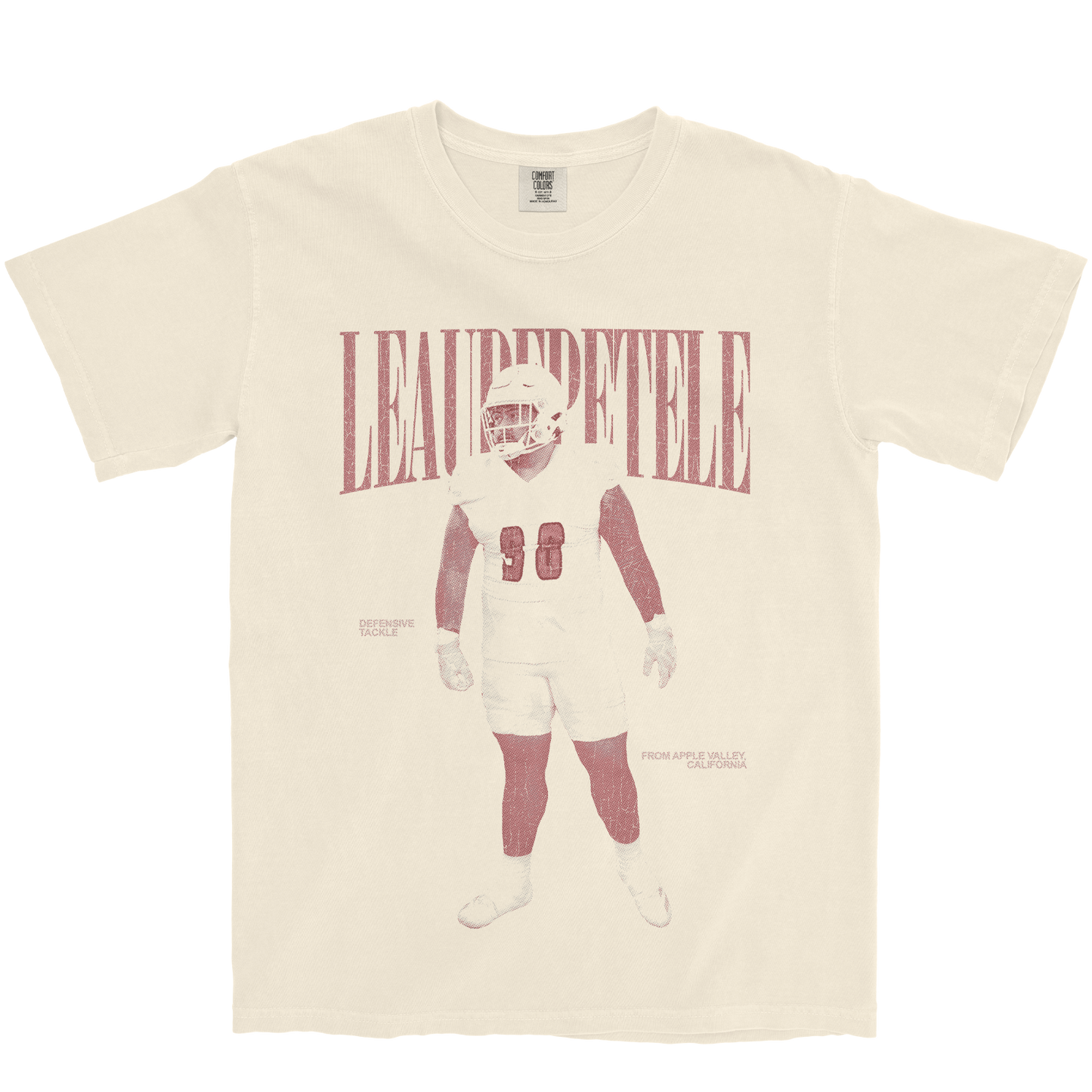 JIRAH LEAUPEPETELE VINTAGE IVORY TEE