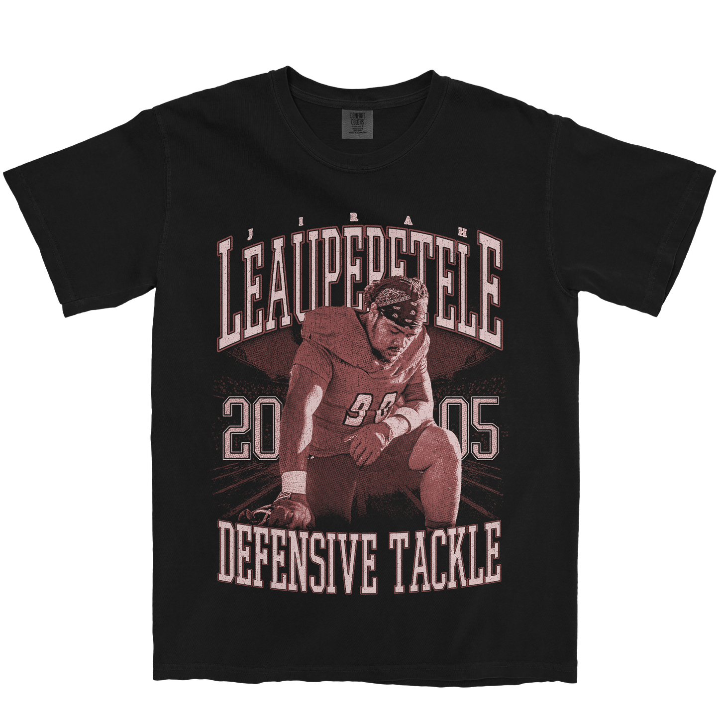 JIRAH LEAUPEPETELE VINTAGE BLACK TEE