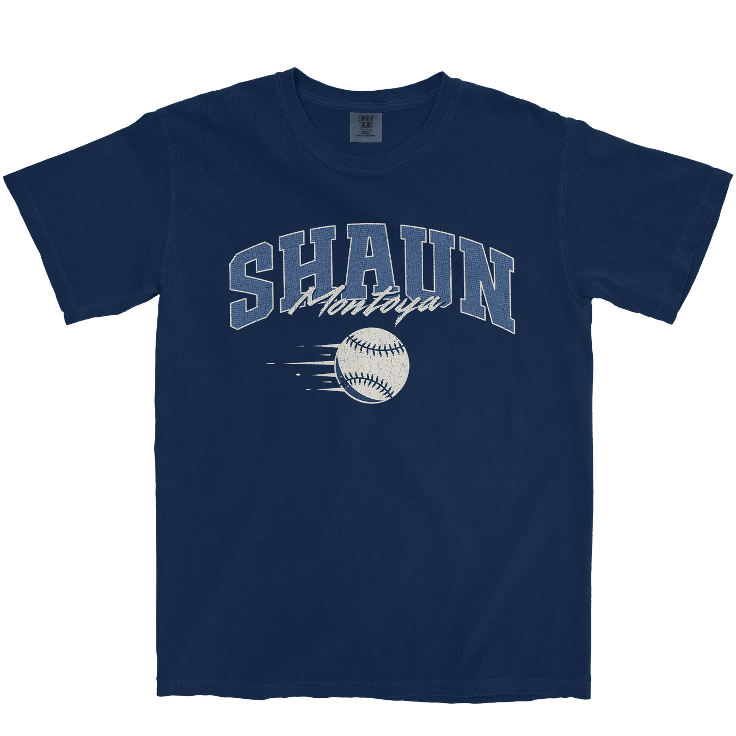 SHAUN MONTOYA BASEBALL NAVY TEE