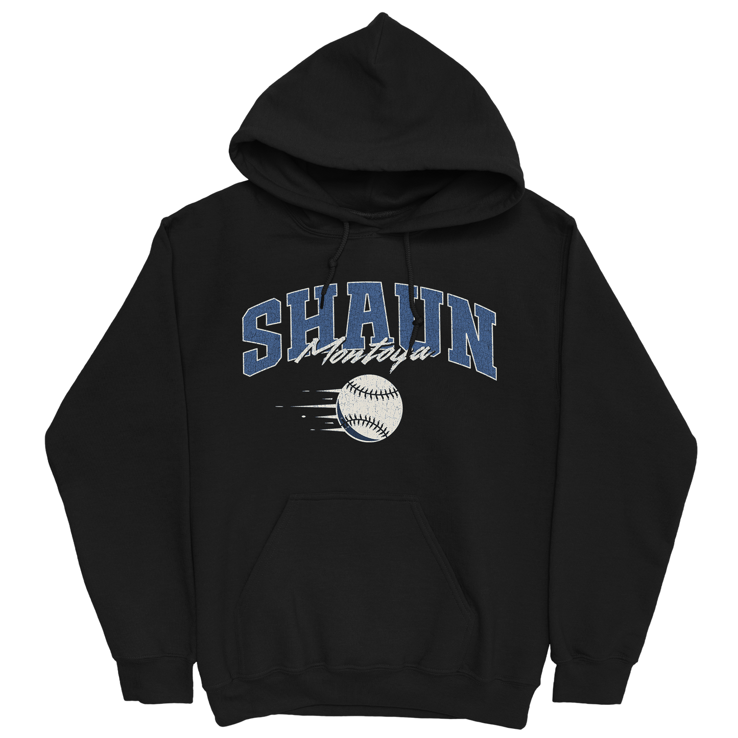 SHAUN MONTOYA BASEBALL BLACK HOODIE
