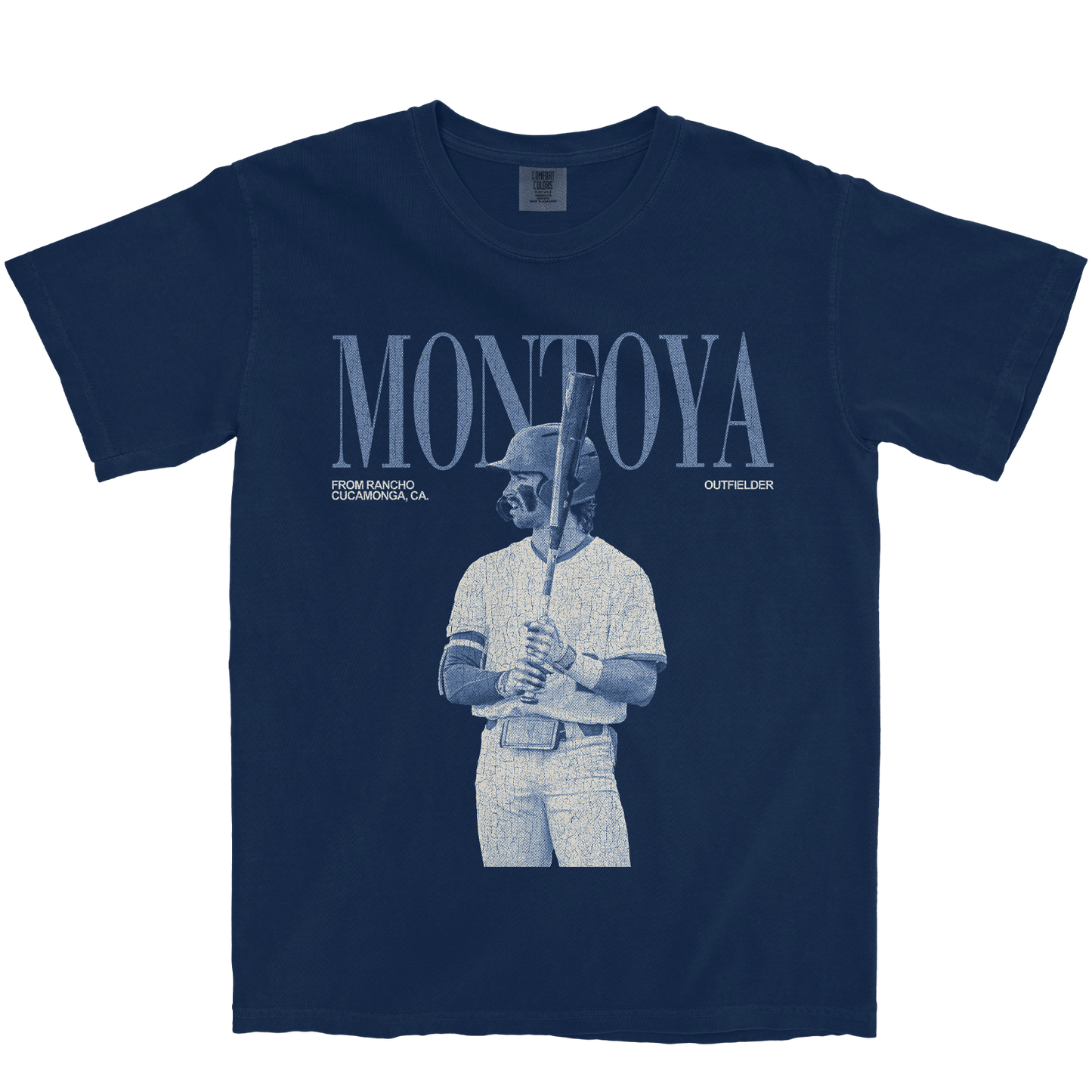 SHAUN MONTOYA VINTAGE NAVY TEE