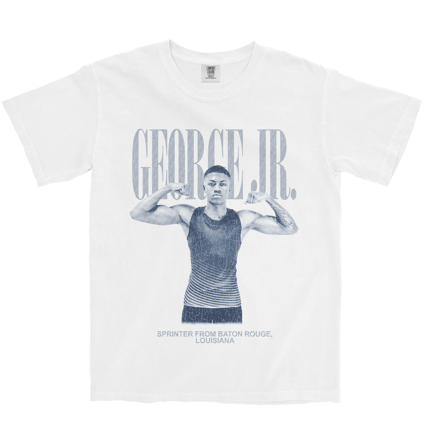 DARRYL GEORGE JR. VINTAGE WHITE TEE