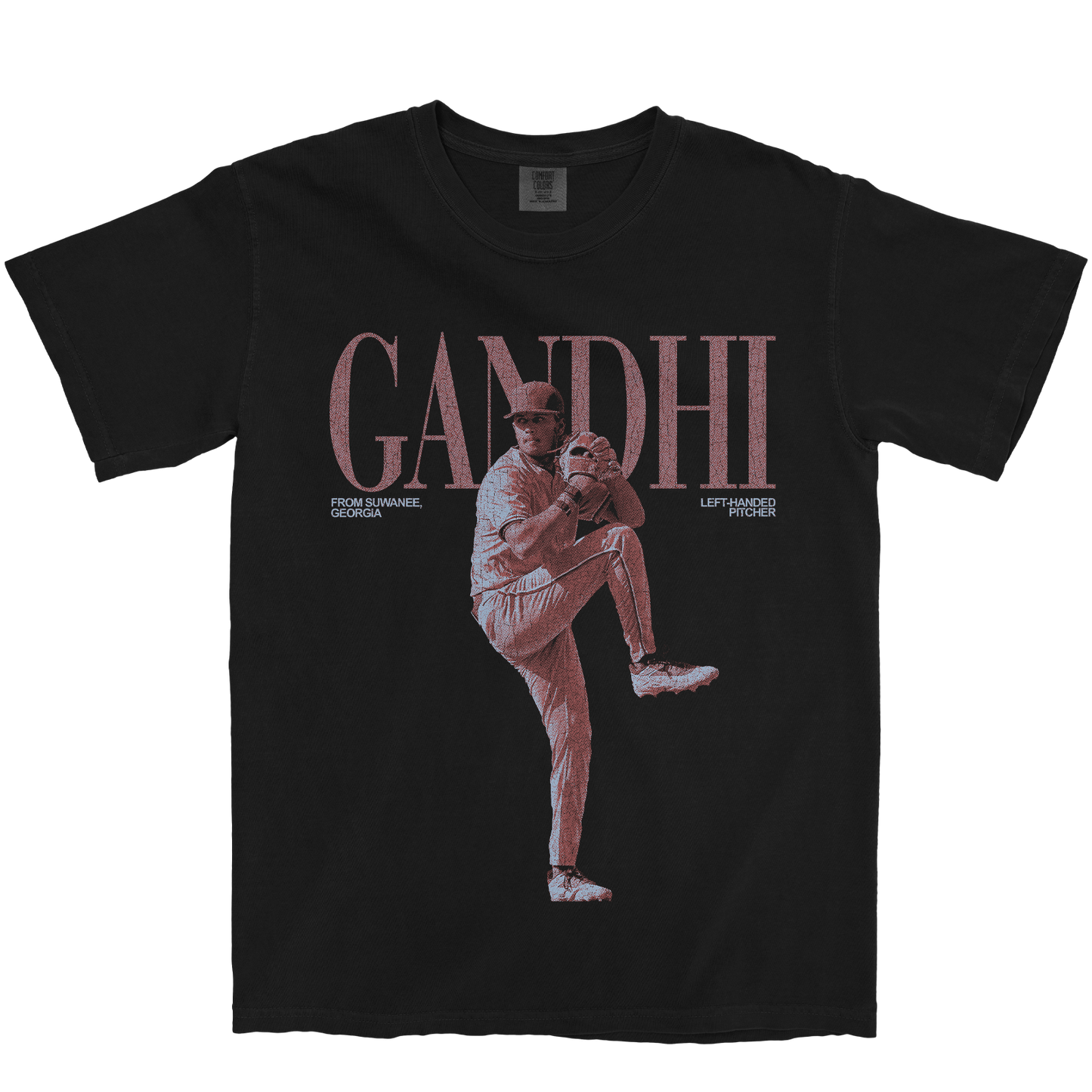 KRISH GANDHI VINTAGE BLACK TEE
