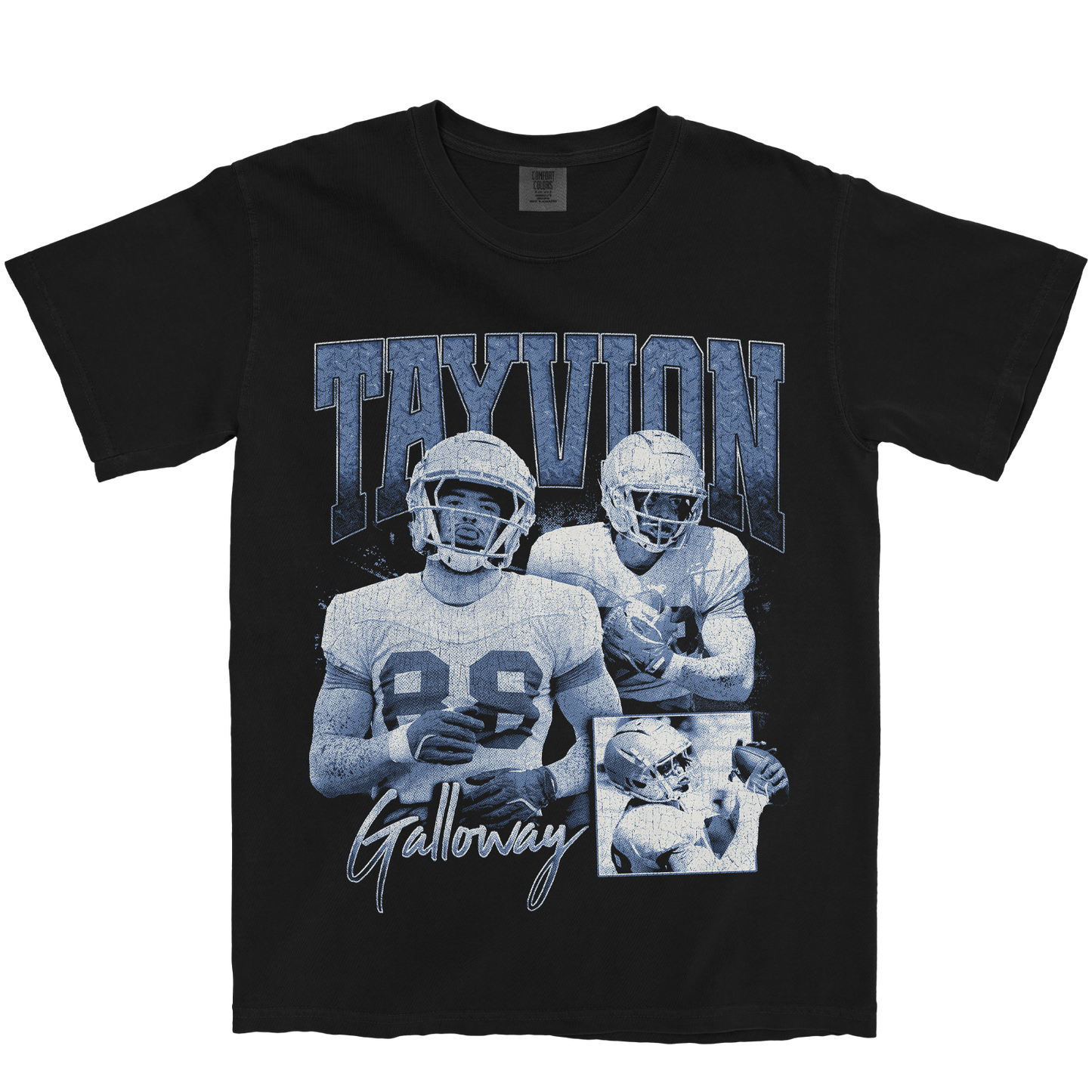 TAYVION GALLOWAY GRAPHIC BLACK TEE