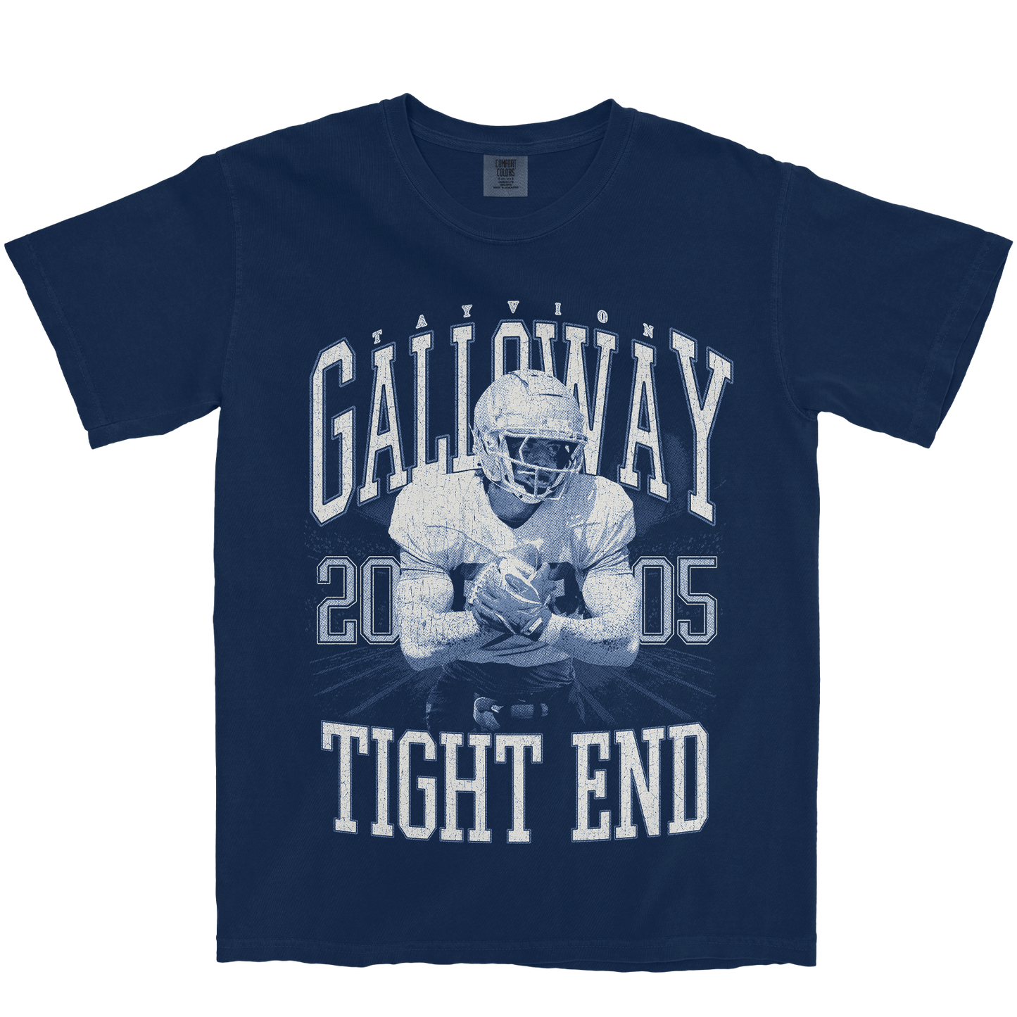 TAYVION GALLOWAY VINTAGE NAVY TEE