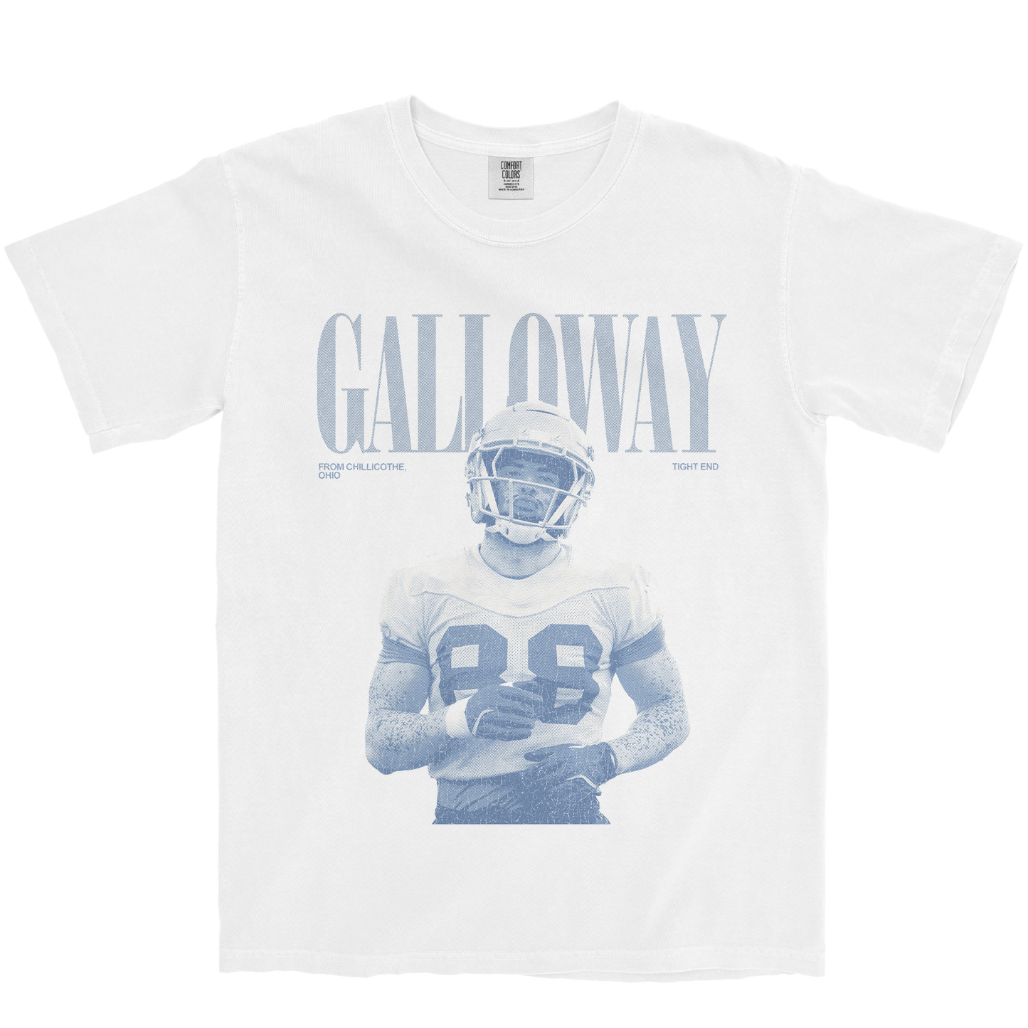 TAYVION GALLOWAY VINTAGE WHITE TEE