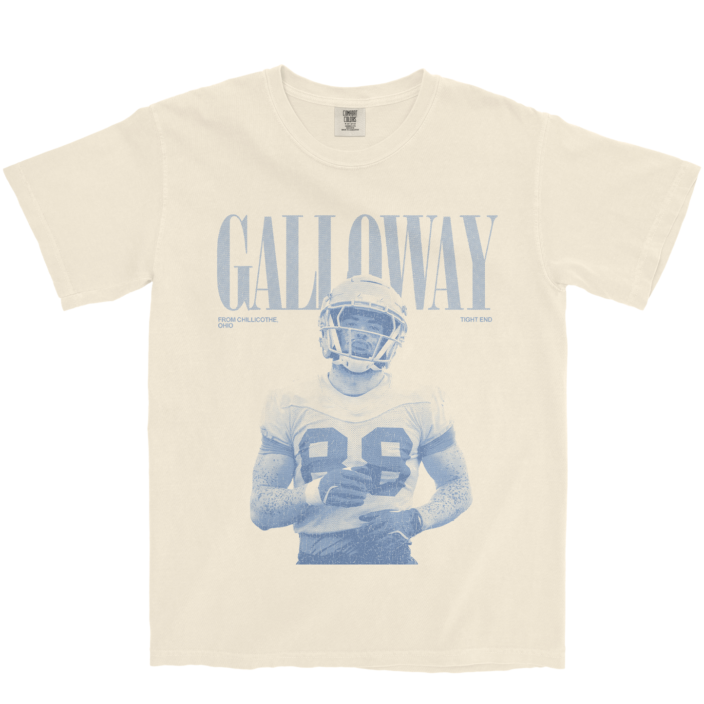 TAYVION GALLOWAY VINTAGE IVORY TEE