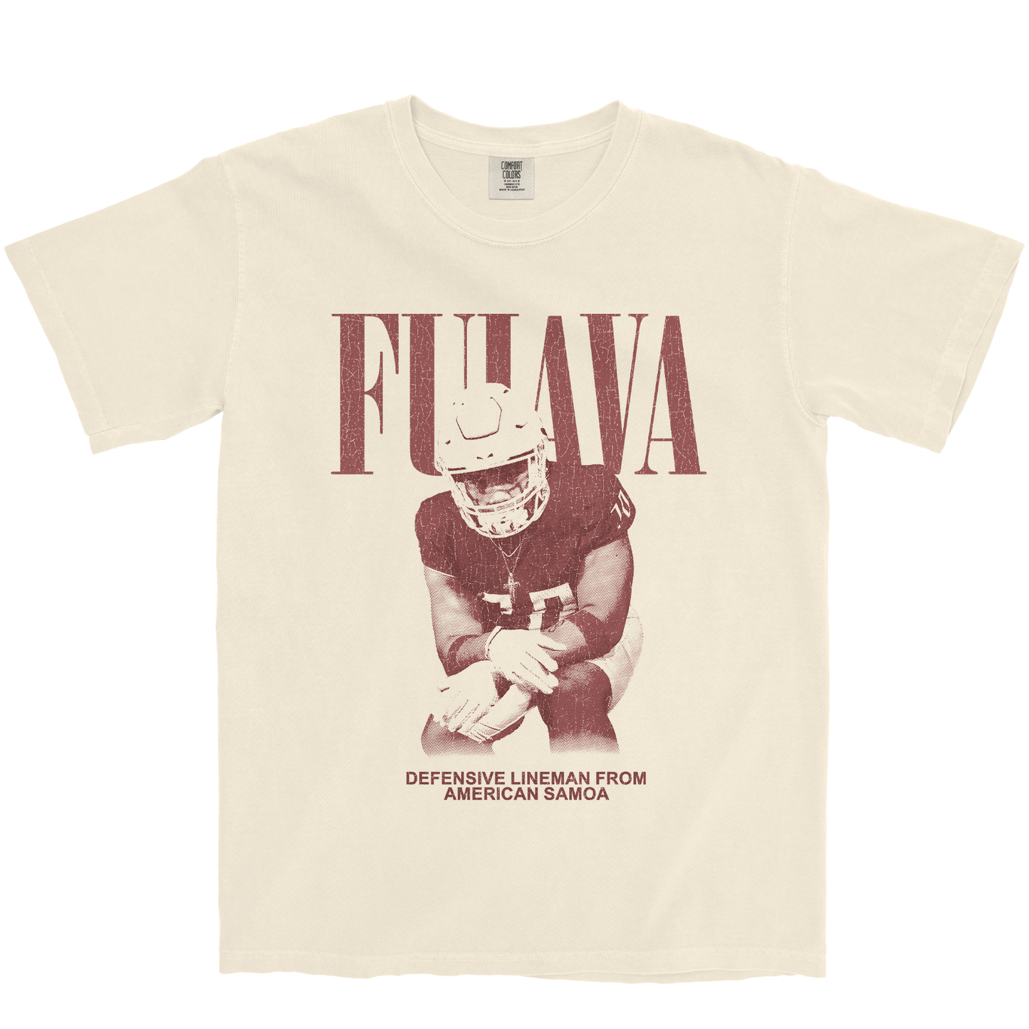 DAVID FUIAVA VINTAGE IVORY TEE