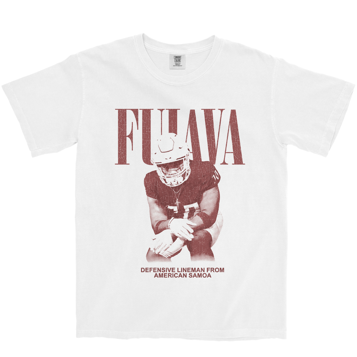 DAVID FUIAVA VINTAGE WHITE TEE