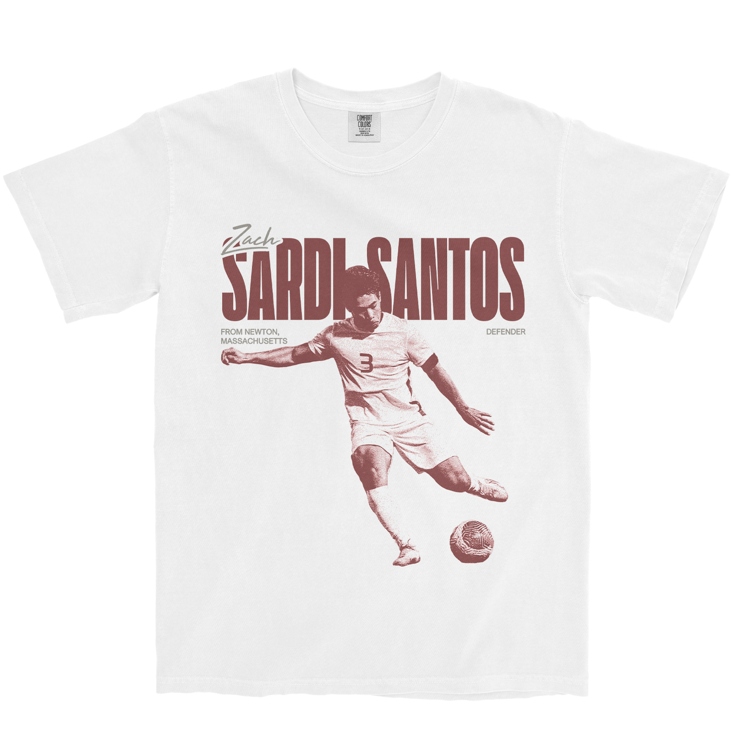 ZACH SARDI-SANTOS VINTAGE WHITE TEE