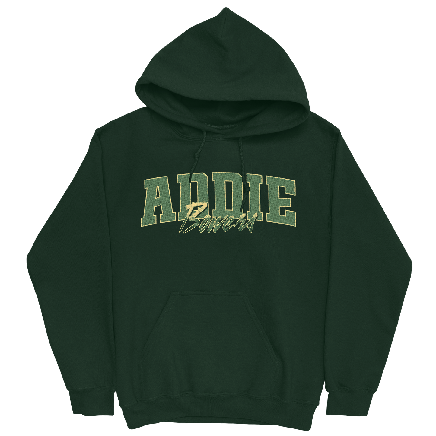 ADDIE BOWERS RETRO FOREST GREEN HOODIE
