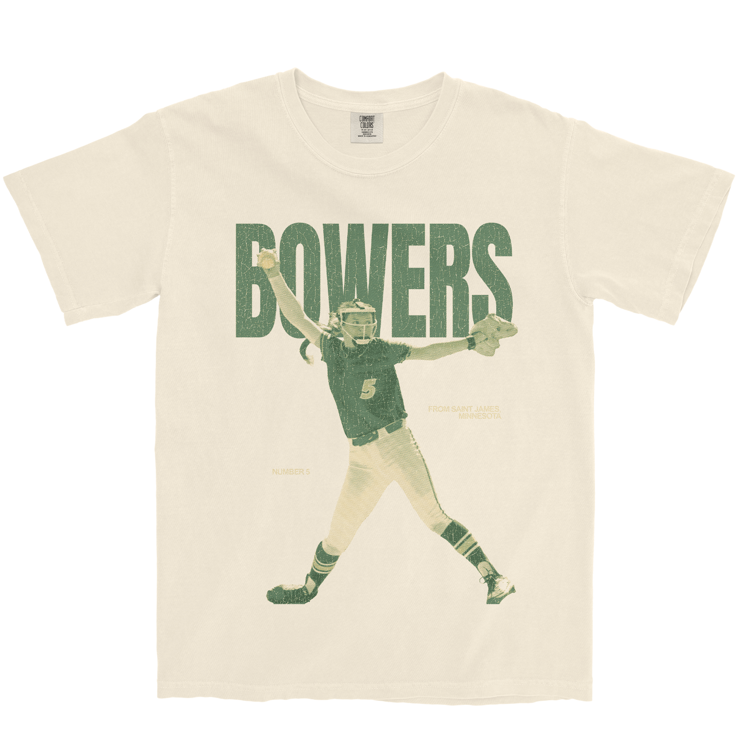 ADDIE BOWERS VINTAGE IVORY TEE