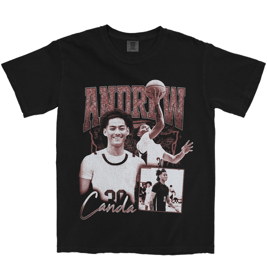 ANDREW CANDA GRAPHIC BLACK TEE