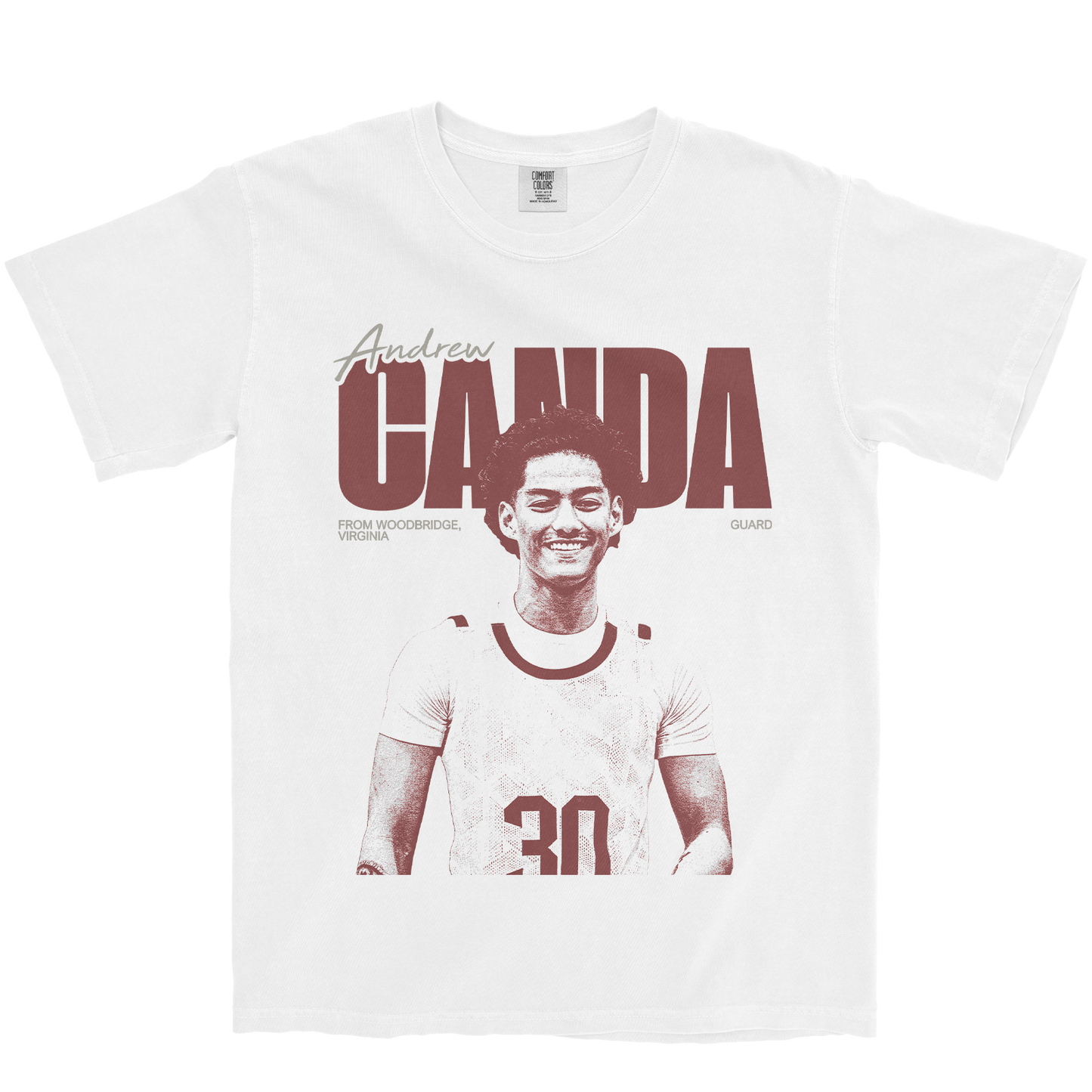 ANDREW CANDA VINTAGE WHITE TEE