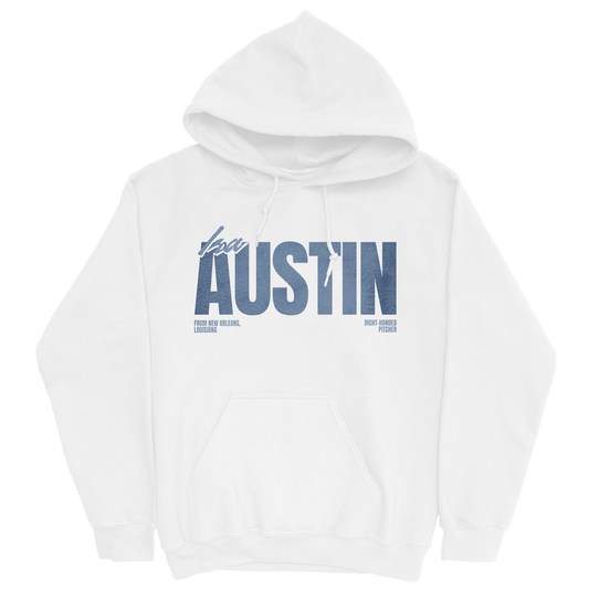 IRA AUSTIN CLASSIC WHITE HOODIE
