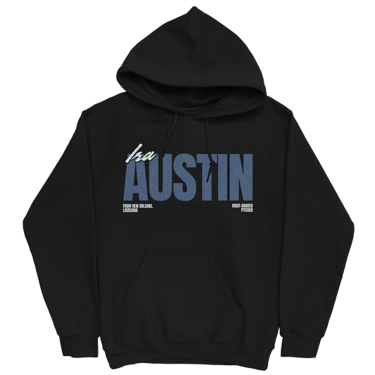 IRA AUSTIN CLASSIC BLACK HOODIE