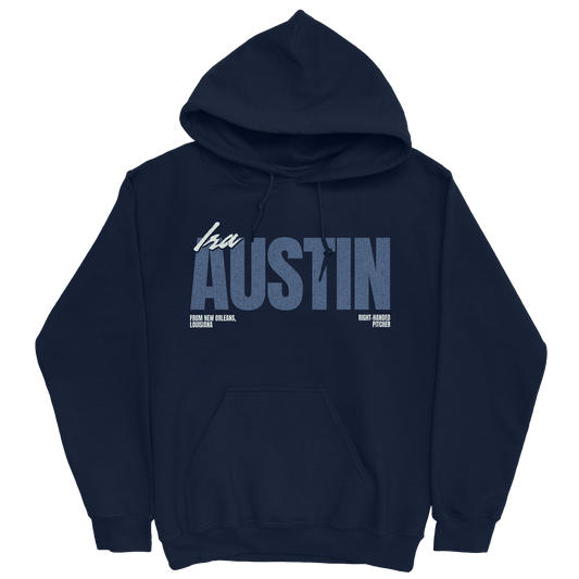 IRA AUSTIN CLASSIC NAVY HOODIE