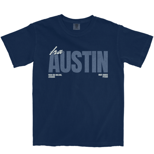 IRA AUSTIN CLASSIC NAVY TEE