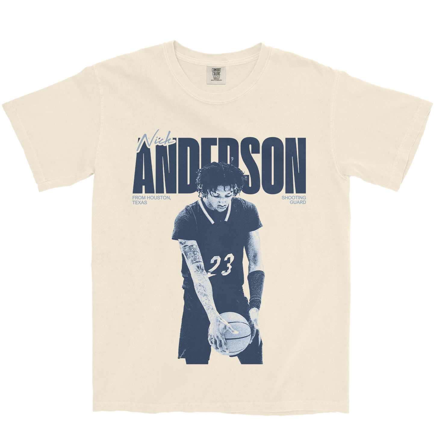 NICK ANDERSON VINTAGE IVORY TEE