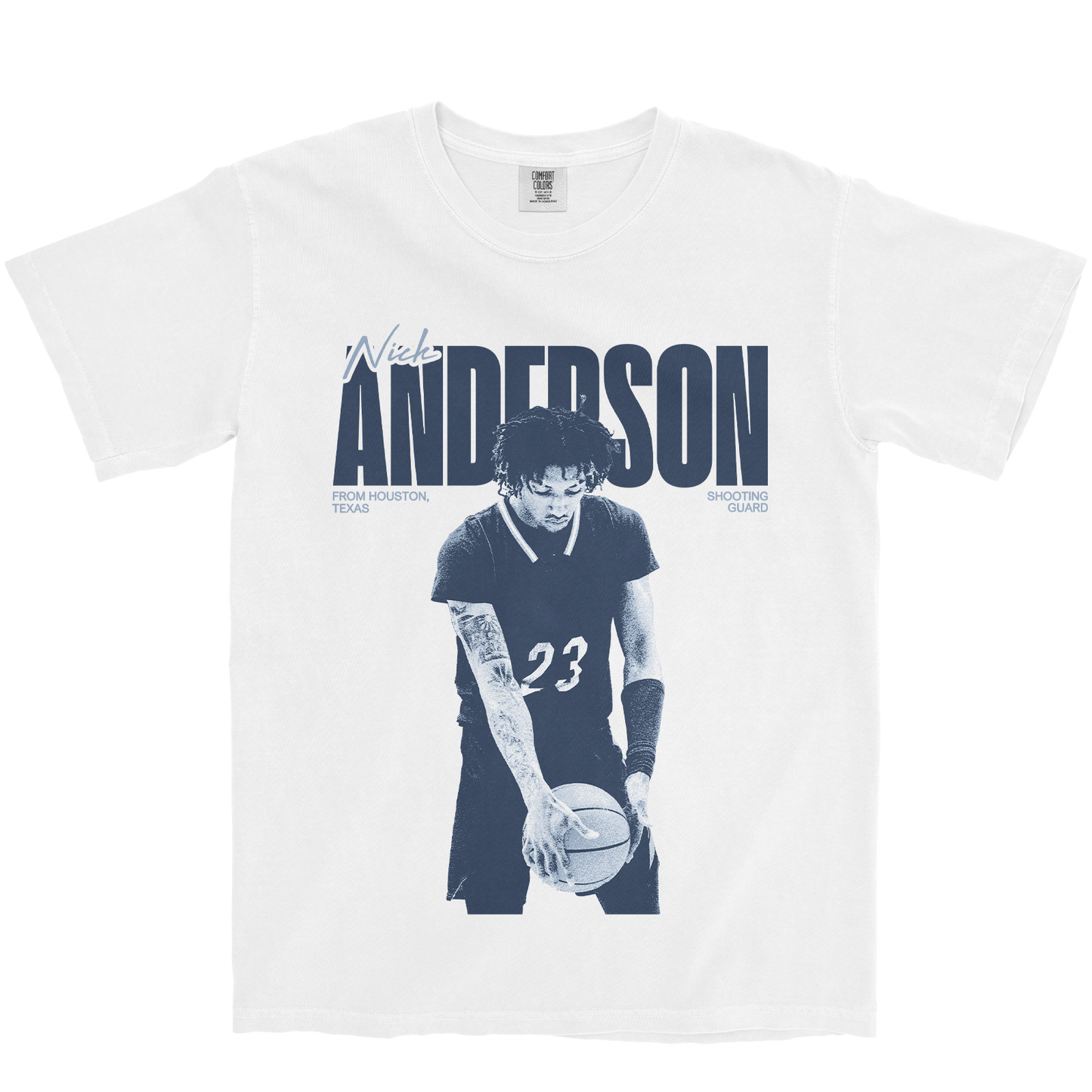NICK ANDERSON VINTAGE WHITE TEE