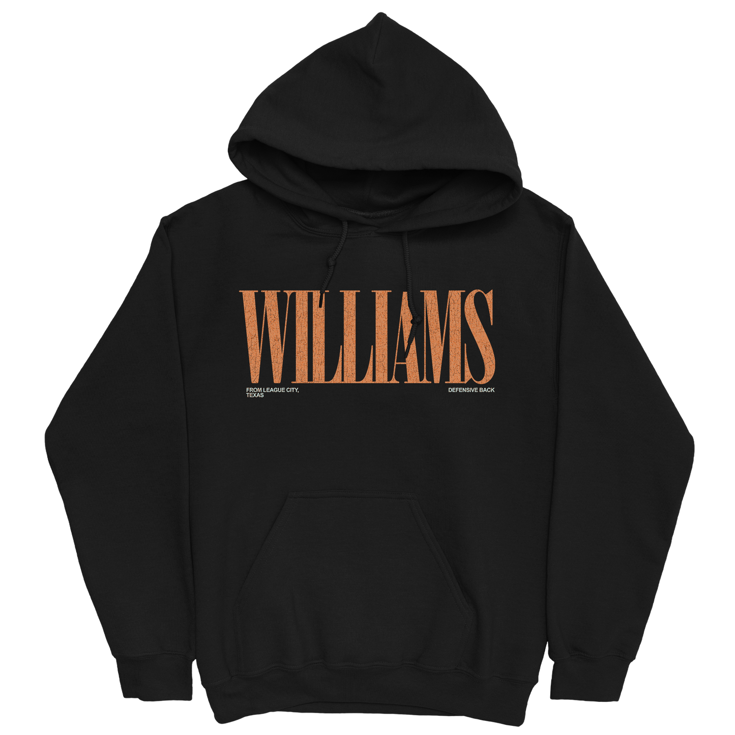 JARIUS WILLIAMS CLASSIC BLACK HOODIE