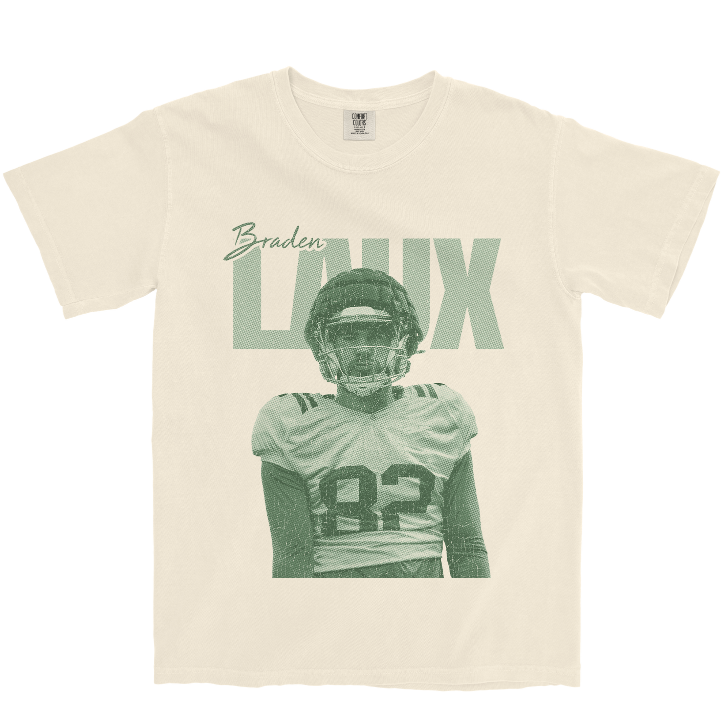 BRADEN LAUX VINTAGE IVORY TEE