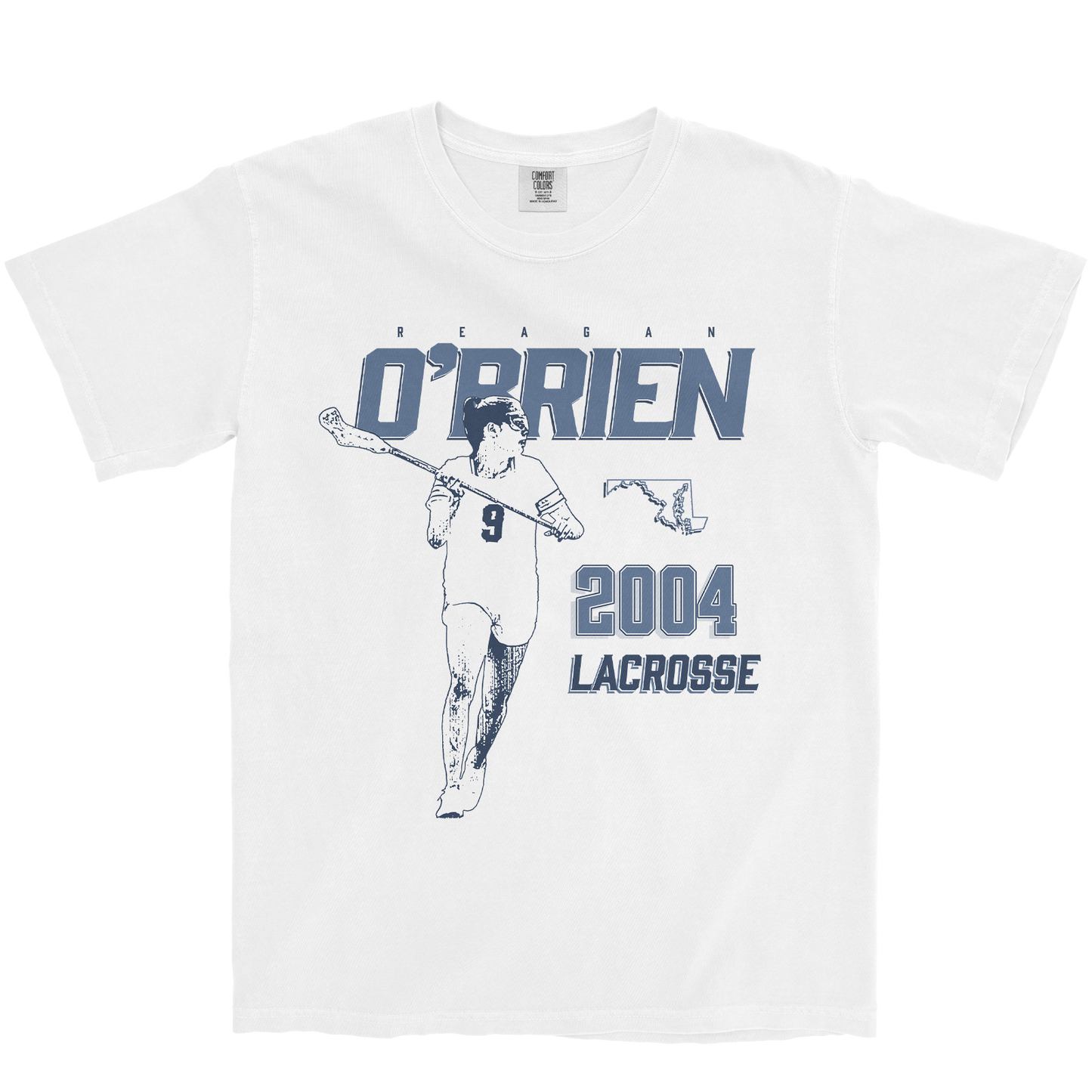 REAGAN O'BRIEN 2004 WHITE TEE