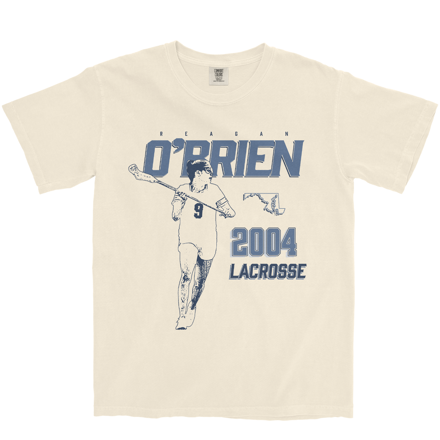 REAGAN O'BRIEN 2004 IVORY TEE