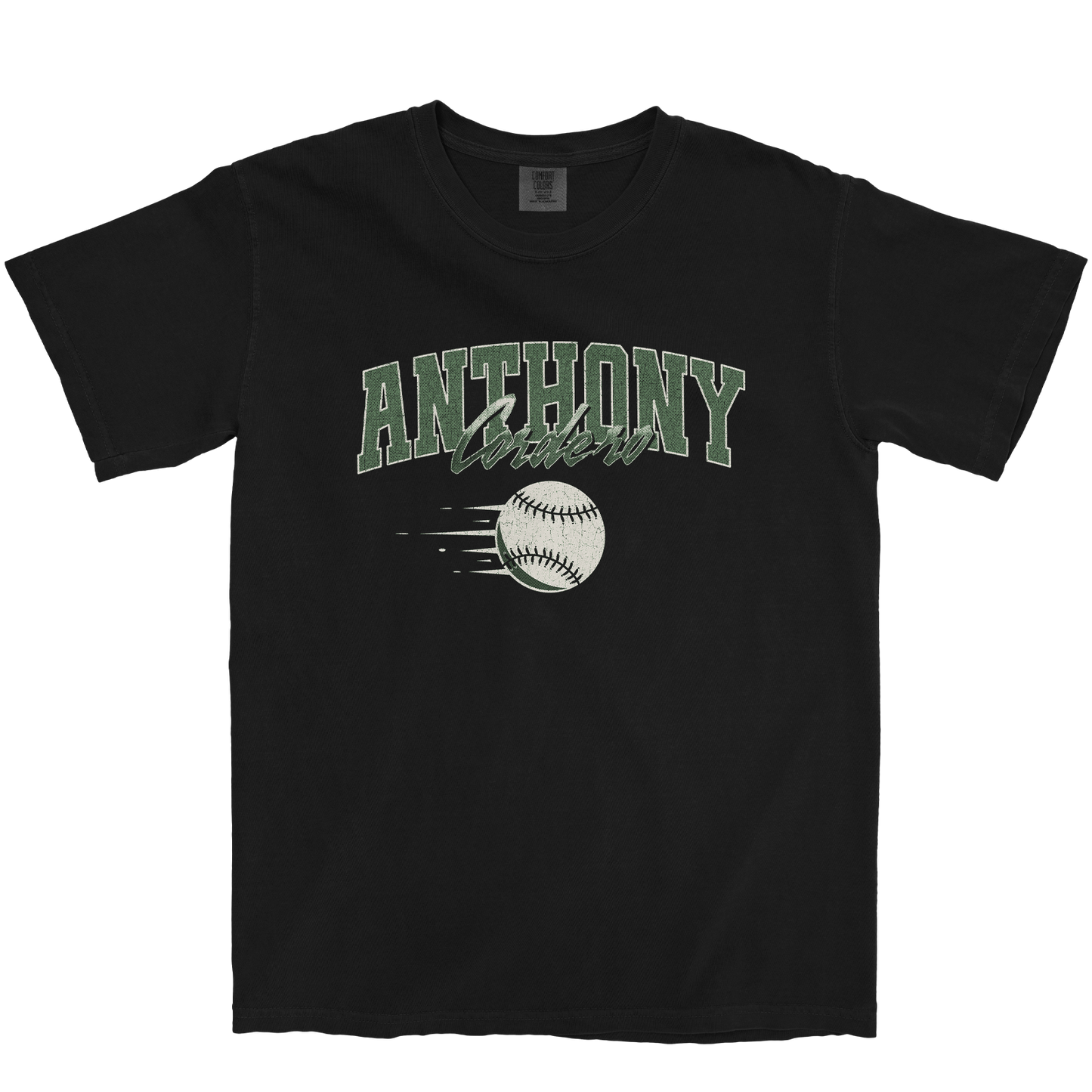 ANTHONY CORDERO RETRO BLACK TEE