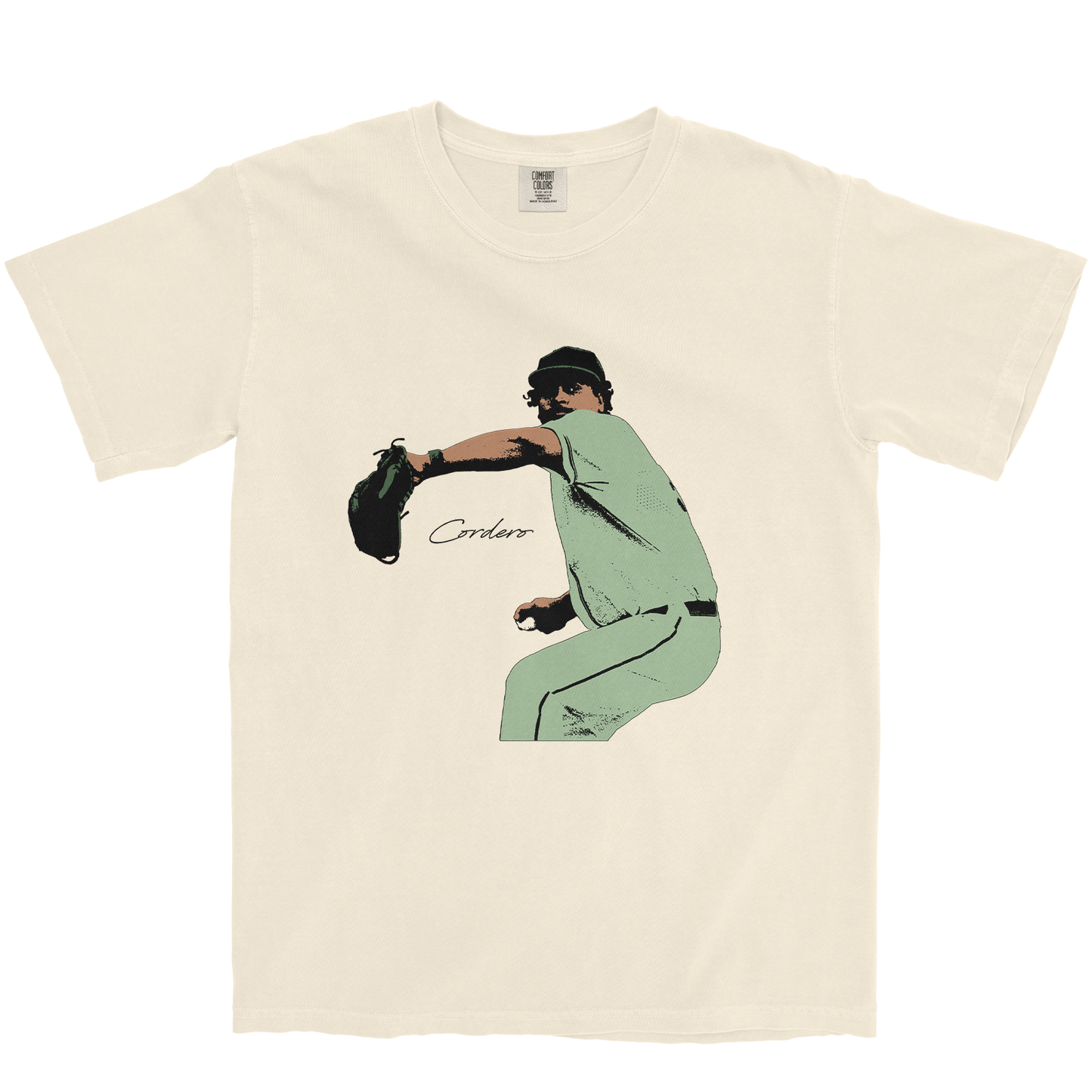 ANTHONY CORDERO ILLUSTRATED IVORY TEE