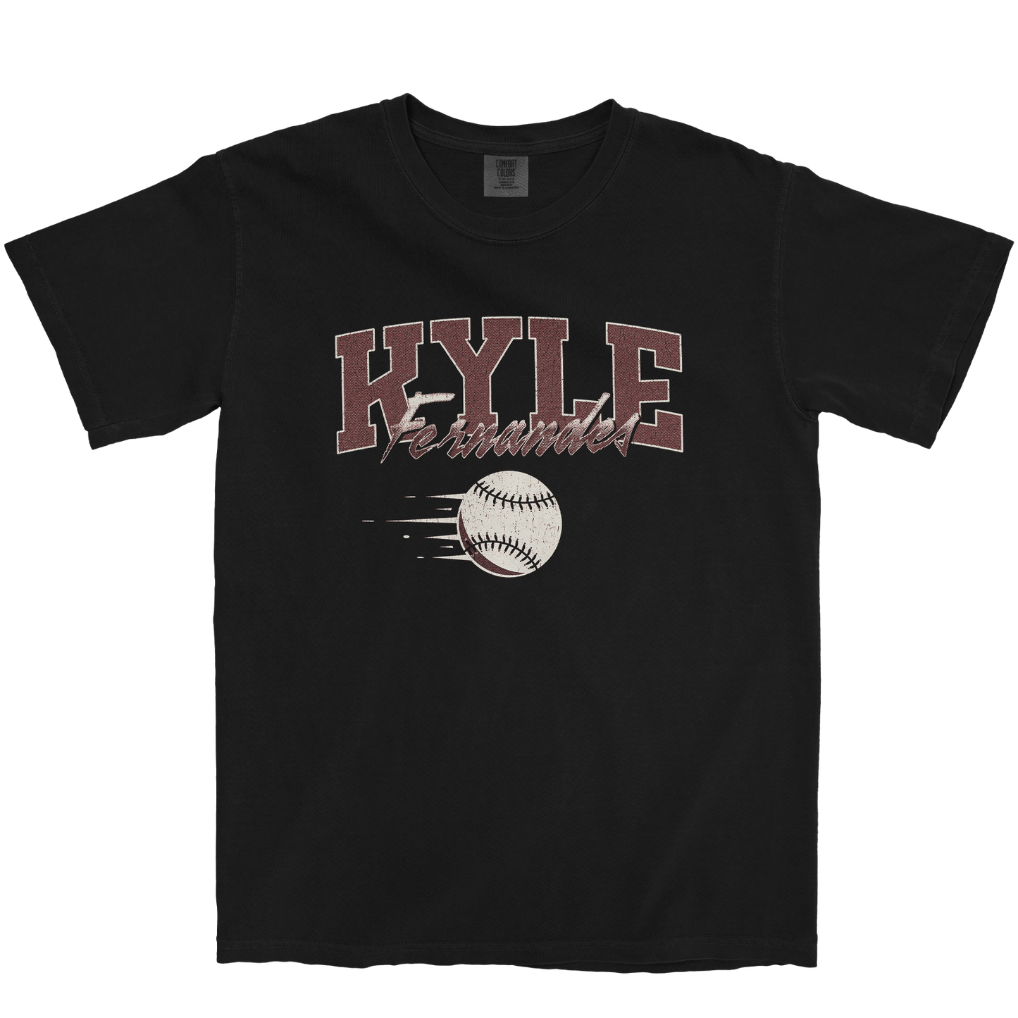 KYLE FERNANDES RETRO BLACK TEE