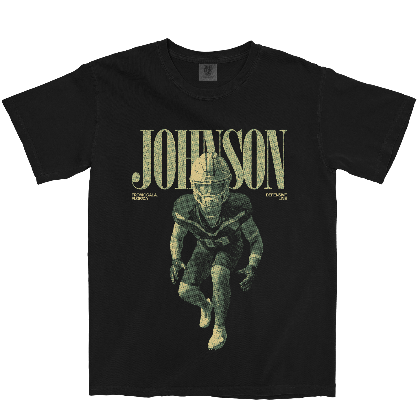 ZACH JOHNSON VINTAGE BLACK TEE