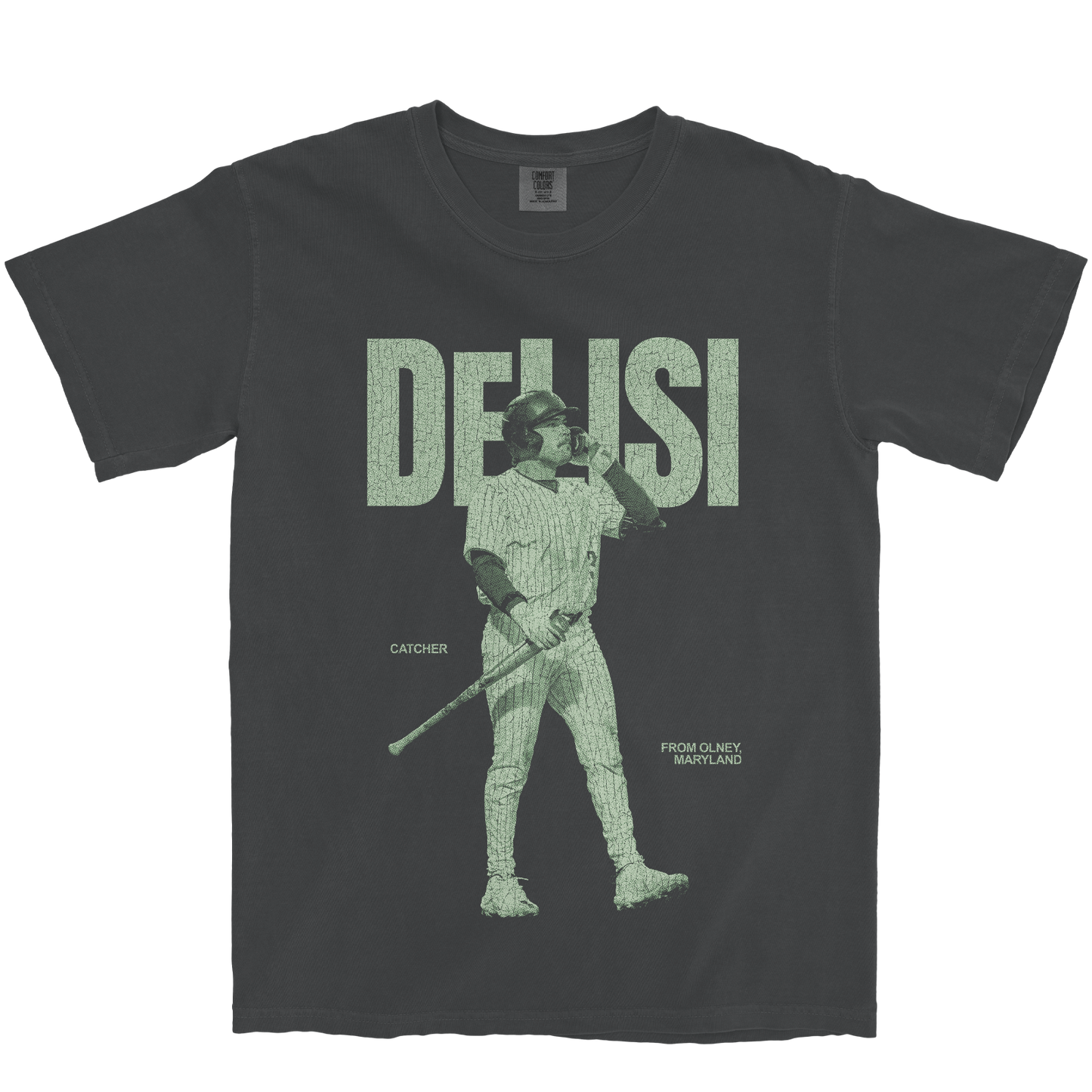 NICK DELISI VINTAGE GRAPHITE TEE