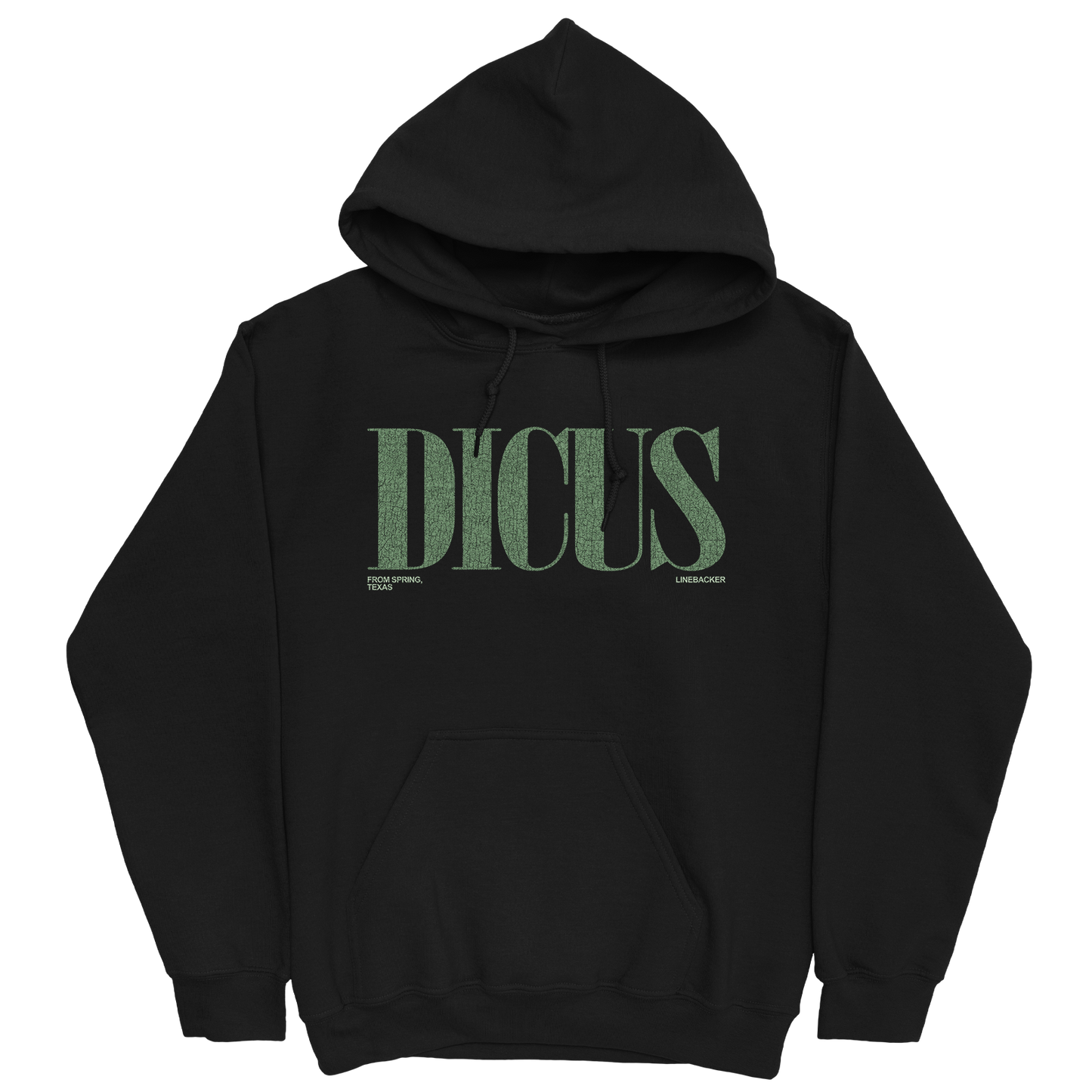 JAXSON DICUS CLASSIC BLACK HOODIE
